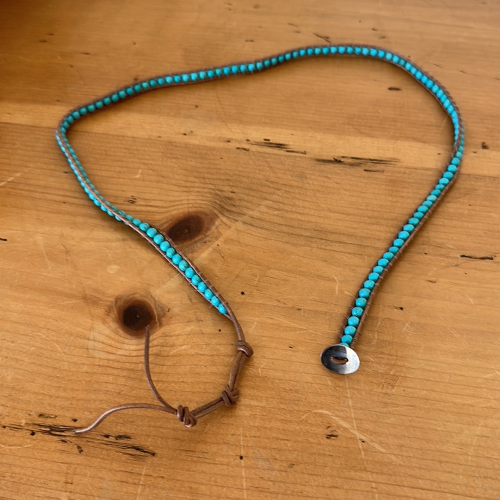 Turquoise wrap bracelet - Picture 2 of 3
